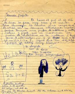 Querido papito: el lunes 11 fue el primer día de clases...