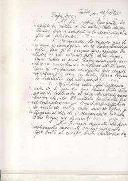 Carta manuscrita