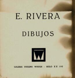 Catálogo de exposición Dibujos de Enrique Rivera.