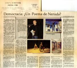 Democracia: ¿Un poema de Neruda?