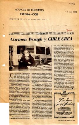 Carmen Waugh y Chile-Crea.