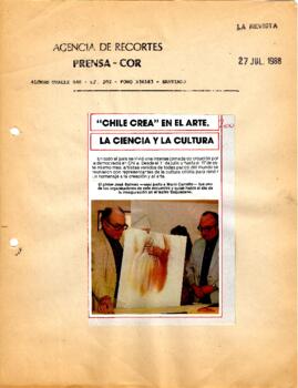 Chile Crea, en el arte, la ciencia y la cultura.