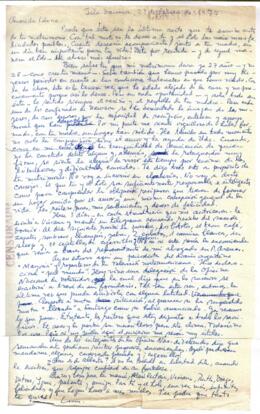 Querida Pilina: puede que esta sea la última carta que te escribo antes de tu matrimonio....