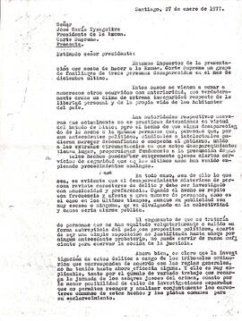 Señor José María Eyzaguirre Presidente de la Excma. Corte Suprema (1)