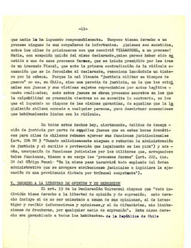 Análisis jurídico de los testimonios de Martín Sánchez, Carlos Arturo Briones y Darío César Villa...