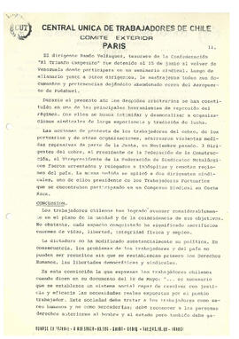 Documento del Comité Exterior a la quinta sesión de la Comisión Investigadora de los Crímenes de ...