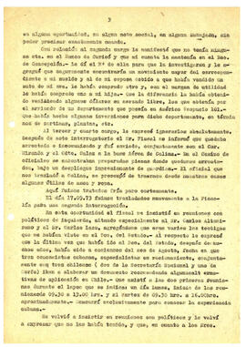 Texto in extenso del manuscrito dejado por el Gral. Bachelet sobre su detención, los interrogator...