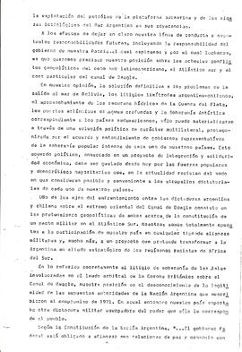 Declaración sobre conflicto Chile-Argentina por el Canal del Beagle (4)