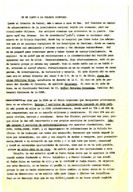 Chile Acusa. Cuaderno n°1 que el pueblo de Chile sigue contra el jefe supremo de la DINA-CNI Agus...