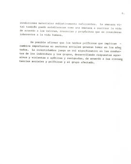 Psicología del miedo en las situaciones de represión política (9)