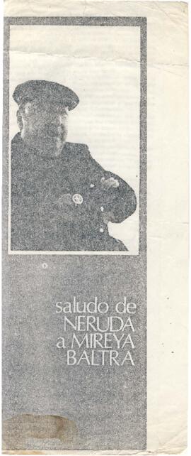 Saludo de Neruda