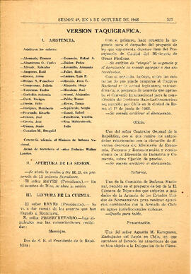 Diario de Sesiones del Senado Sesión 4a (3)