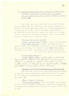 Algunos antecedentes sobre detenciones arbitrarias, apremios y violencia en contra de las persona...