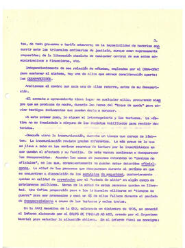 Reunión de la Comisión Internacional de Investigación de los Crímenes de la Junta Militar Fascist...