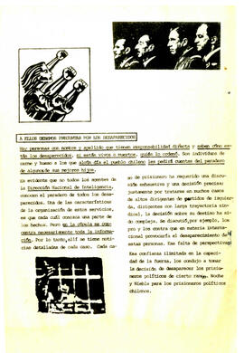 Chile Acusa. Cuaderno n°1 que el pueblo de Chile sigue contra el jefe supremo de la DINA-CNI Agus...