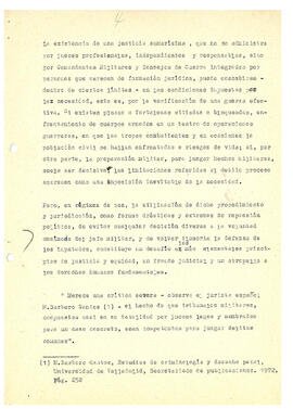 El carácter antijurídico de los procesos contra partidarios y simpatizantes del gobierno de la Un...