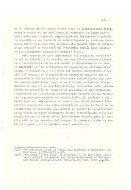 La protección de los derechos del hombre y el impacto de las situaciones de emergencia según el d...