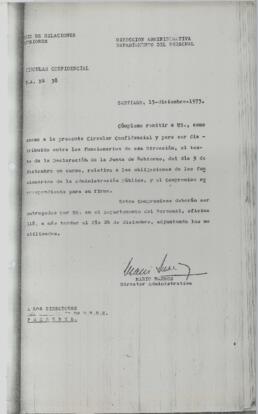 Circular Confidencial D. A. Nº 38