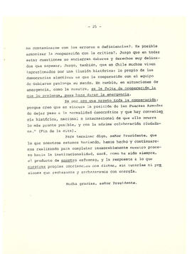 Estudio de ciertas cuestiones relativas a la situación de los Derechos Humanos en Chile (25)