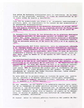 Las Violaciones a los Derechos Humanos en Chile, panorama general entre 1973 y 1987. (5)