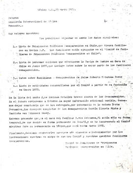 "Señores Amnistía Internacional de México, presente.- Muy señores nuestros: nos permitimos.....