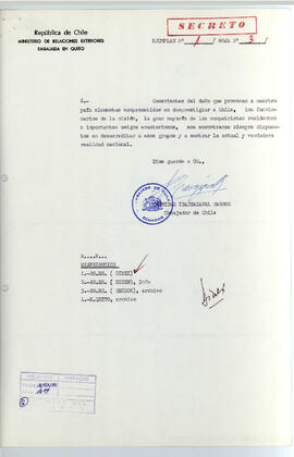 E. Quito. Sec N° 2 -República de Chile, Ministerio de Relaciones Exteriores, Embajada de Quito (3)