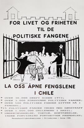 For livet og friheten til de politiske fangene - Por la vida y la libertad de los presos políticos