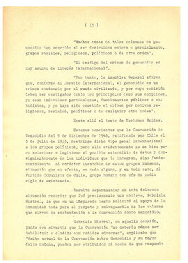 Copia fiel de la denuncia presentada por los familiares de detenidos desaparecidos a la Corte Sup...