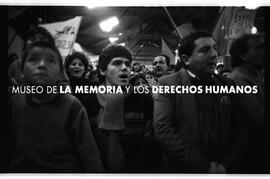 Miners at Politic Rally, Lota, Chile 89 -6