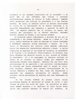 Informe acerca de los derechos humanos en Chile (21)