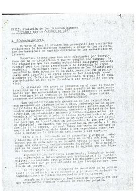 Anexo Num. 9. Chile: Violación de los derechos humanos (3)