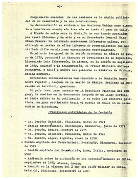 Comisión Internacional Investigadora de los Crímenes de la Junta Militar en Chile (Memorándum) (2)