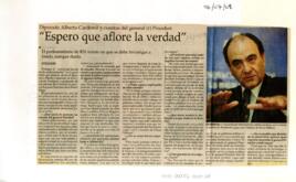 Diputado Alberto Cardemil y cuentas del general (R) Pinochet: Espero que aflore la verdad