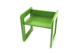 Silla A de color verde