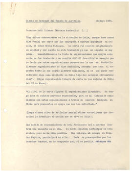 Diario de sesiones del Senado de Australia (1)