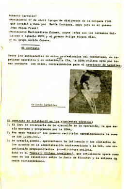 Chile Acusa. Cuaderno n°1 que el pueblo de Chile sigue contra el jefe supremo de la DINA-CNI Agus...