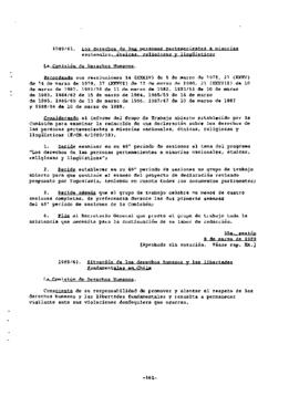 Cuestión de los derechos humanos en Chile (1)