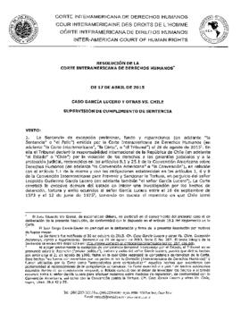 Resolución de cumplimiento de la Sentencia de la Corte IDH (1)