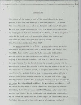 Soviets Policy After CSCE (5)