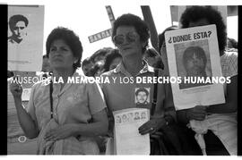 Human rights rally, Santiago 88