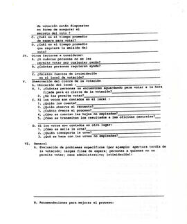 Pautas de orientación para la observación del plebiscito en Chile. (25)