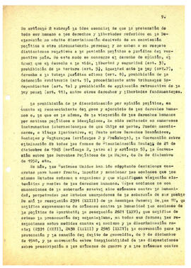 Violación de principios y tratados internaciones por la junta militar en relación con los derecho...