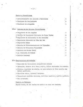 Relación de los torturados y tipos de torturas, en la etapa del 11 de septiembre hasta aproximada...