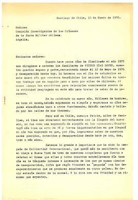 Señores Comisión Investigadora de los Crímenes de la Junta Militar chilena. Argelia (1)