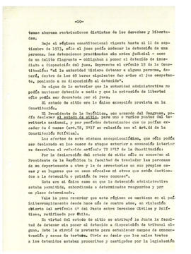 Régimen de terror en Chile y detenidos políticos desaparecidos. (10)