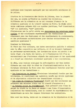 Declaration de M. de Angelini, representant de la federation syndicale mondiale a la 3la session ...