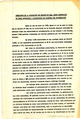 Resultados de la Aplicación del Decreto N°504, sobre Conmutación…