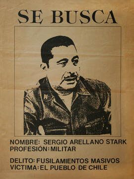 Se Busca. Nombre: Sergio Arellano Stark