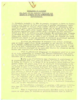 Plebiscite de Pinochet. Une farce et une nouvelle violation des droits de l'homme et des conventi...