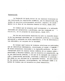 Psicología del miedo en las situaciones de represión política (4)